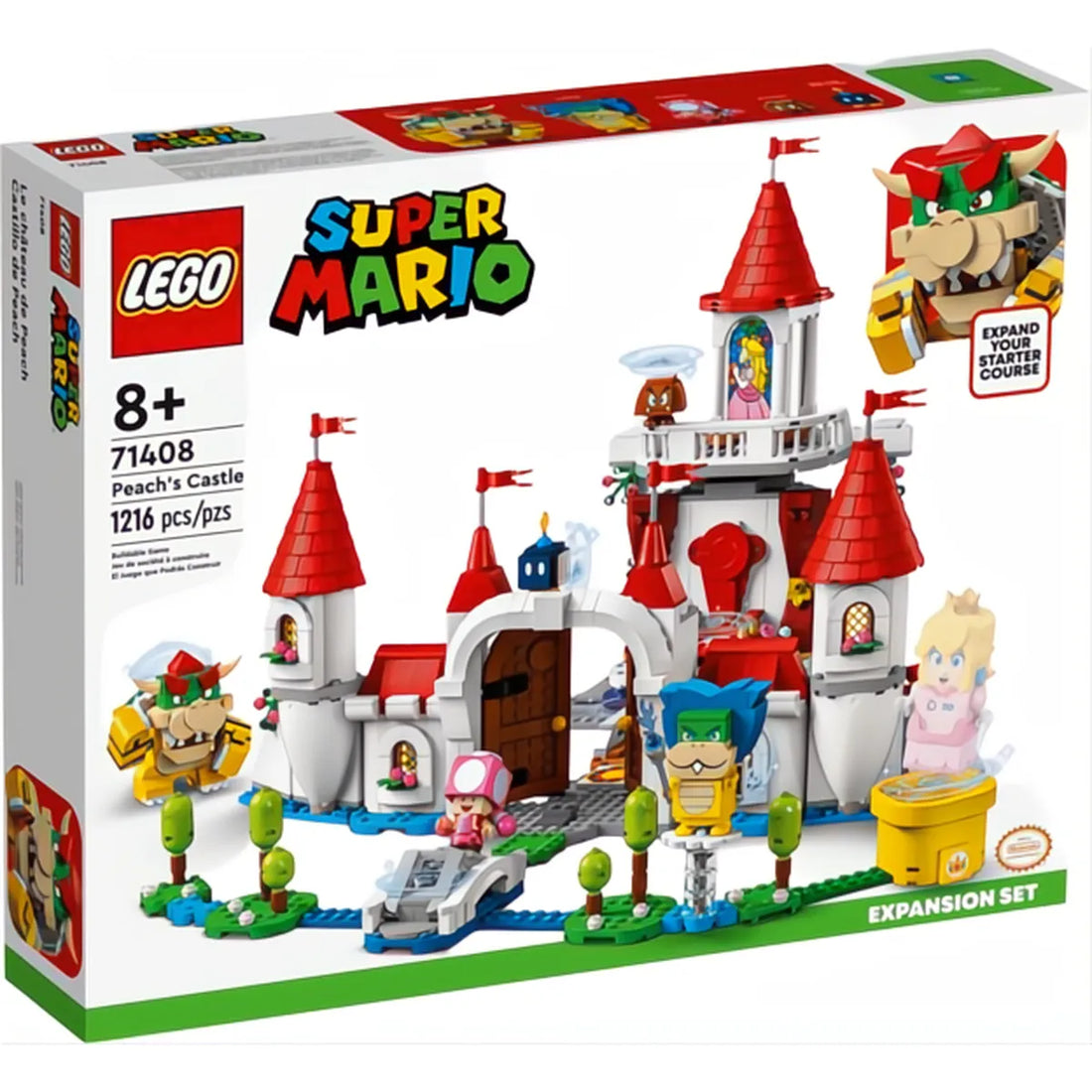 LEGO Super Mario 71408 Peach’s Castle Expansion Set