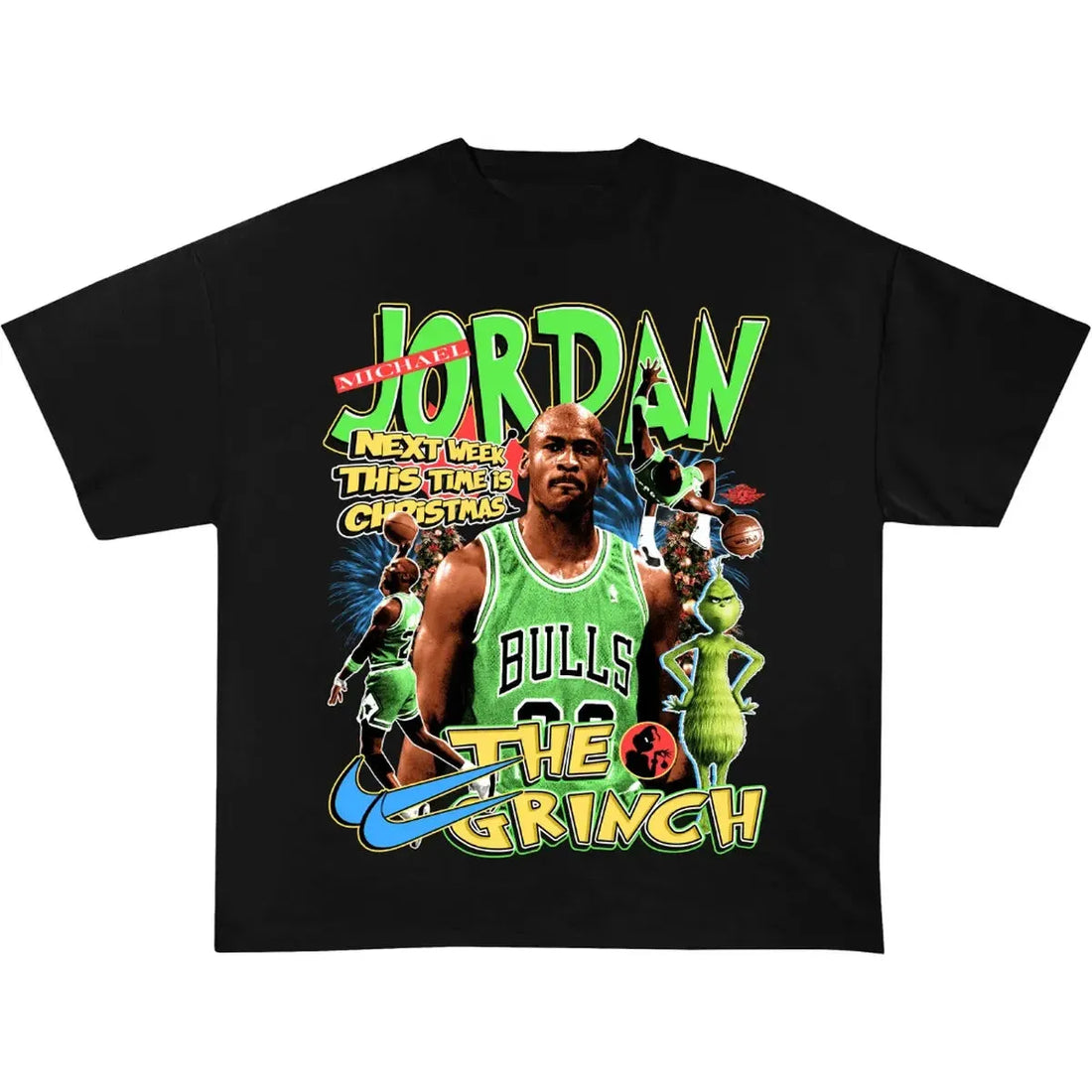 THE GRINCH X JORDAN BOOTLEG TSHIRT