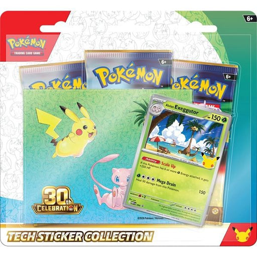 Pokemon TCG 30th Tech Sticker Blister