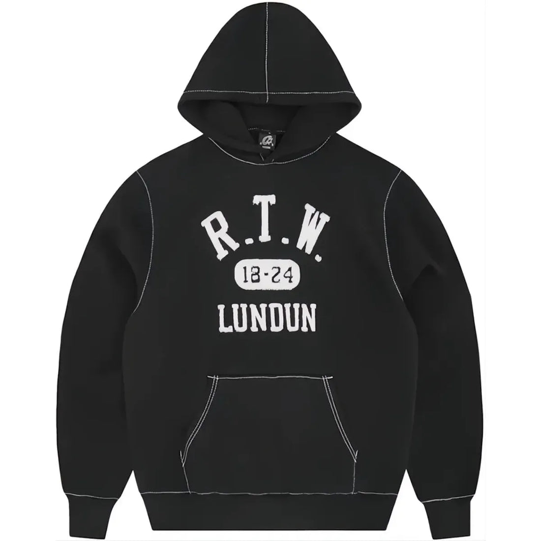 Corteiz RTW College Hoodie Black