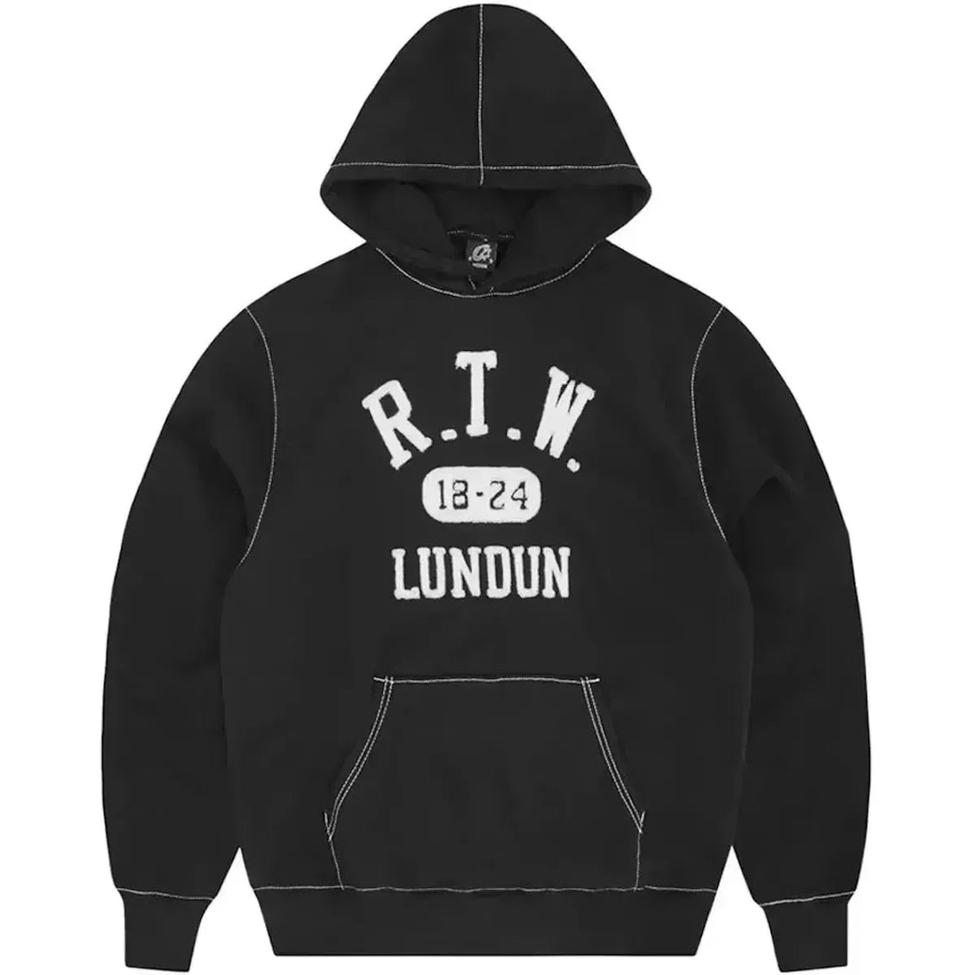 Corteiz RTW College Hoodie Black