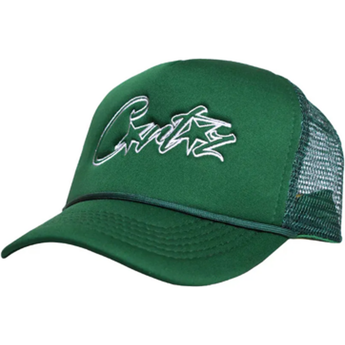 Corteiz Allstarz Trucker Hat Green