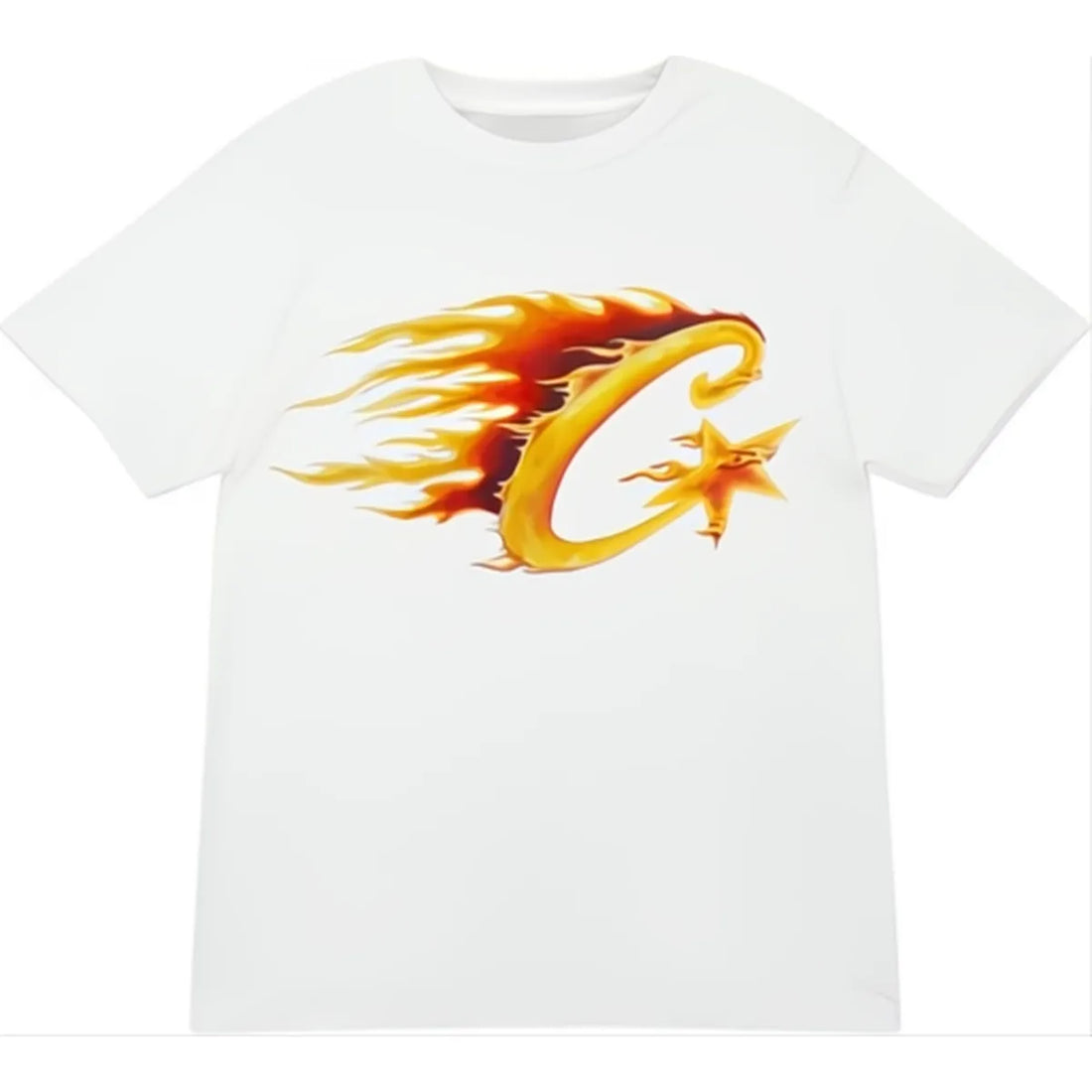 Corteiz Fire Tee White