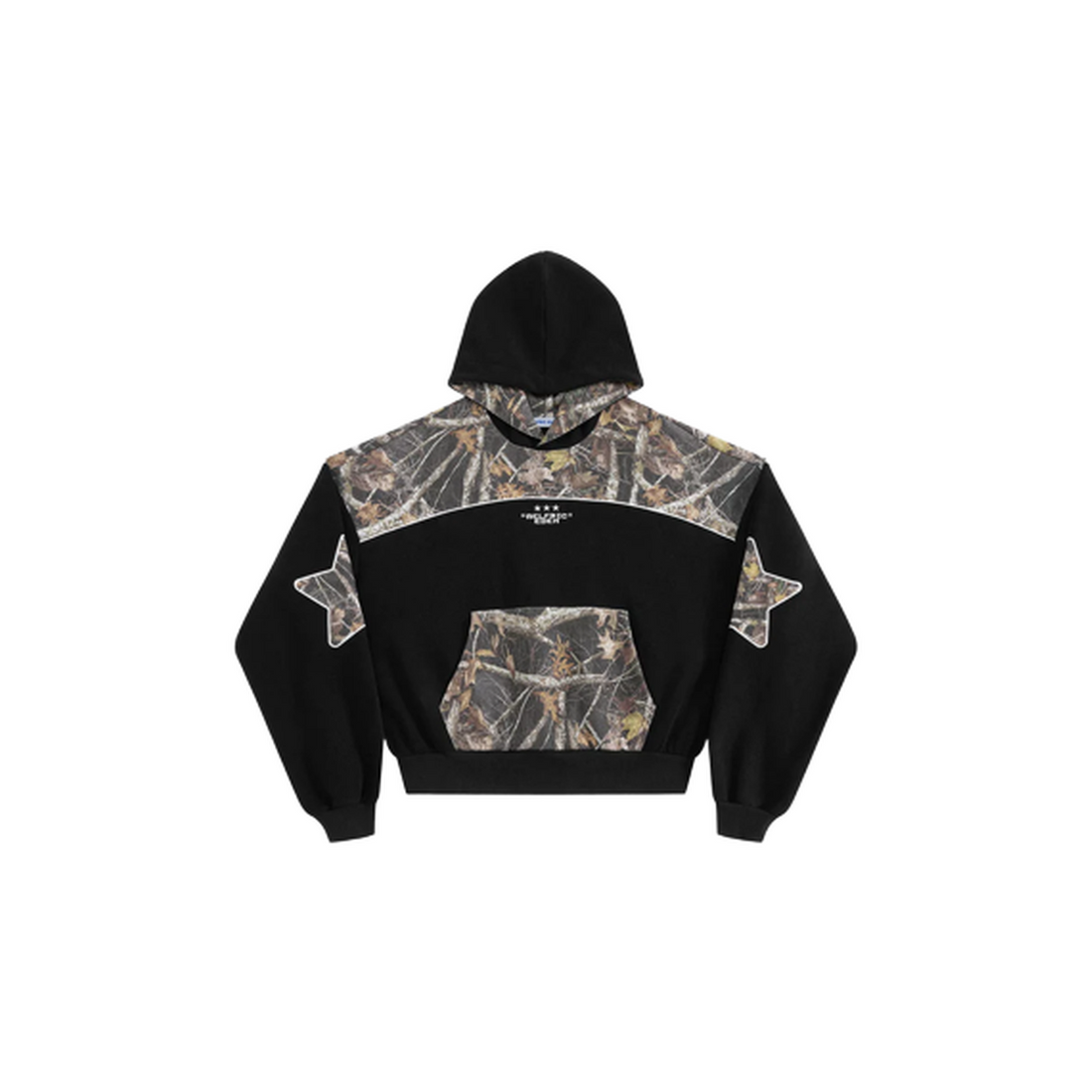 Aelfric Eden Boxy CAMO Panel Pullover Hoodie